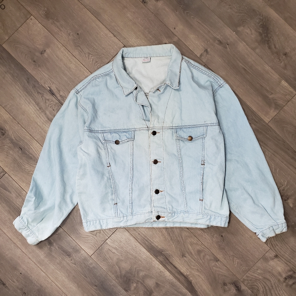 Vintage Brighton Blues Lightwash Denim Trucker Jacket - Picture 2 of 7